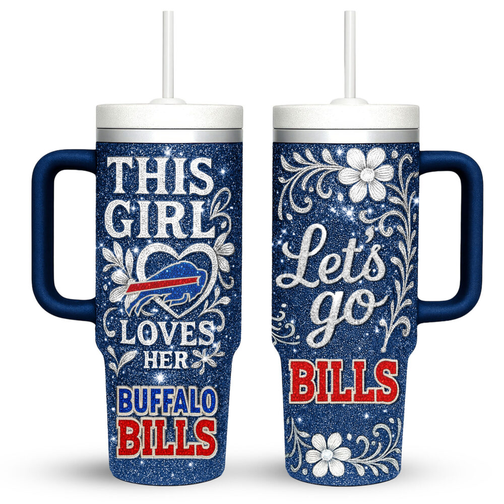 Buffalo Bills | Premium 40oz Tumbler With Handle