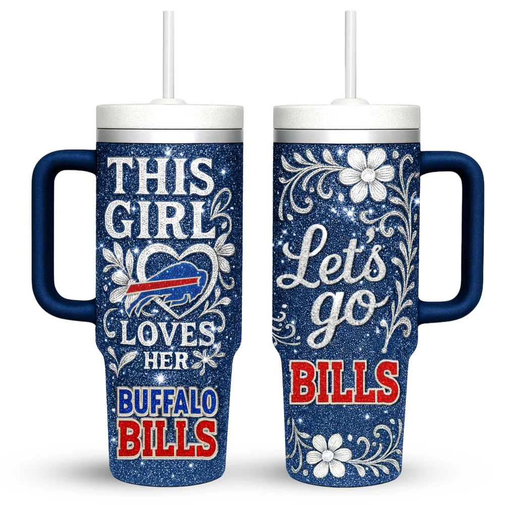 Buffalo Bills | Premium 40oz Tumbler With Handle
