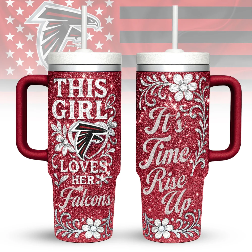 Atlanta Falcons | Premium 40oz Tumbler With Handle TD