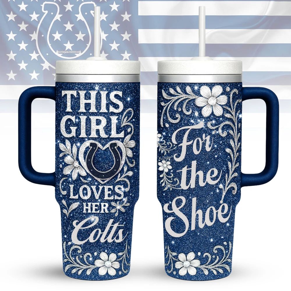 Indianapolis Colts | Premium 40oz Tumbler With Handle TD