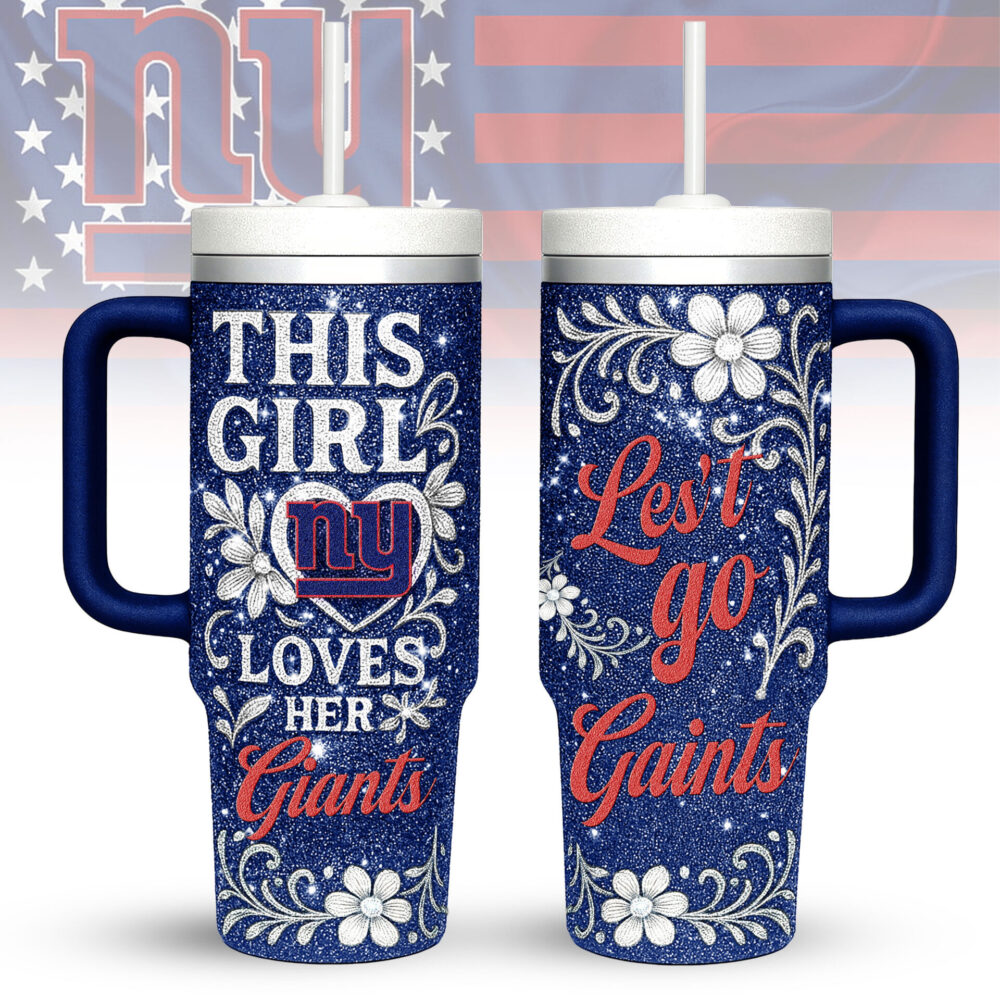 New York Giants | Premium 40oz Tumbler With Handle TD