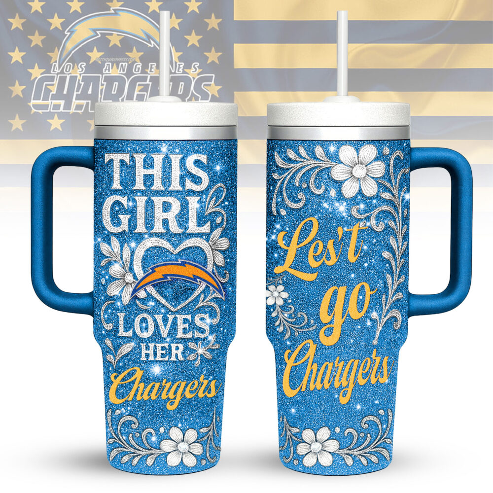 Los Angeles Chargers | Premium 40oz Tumbler With Handle TD