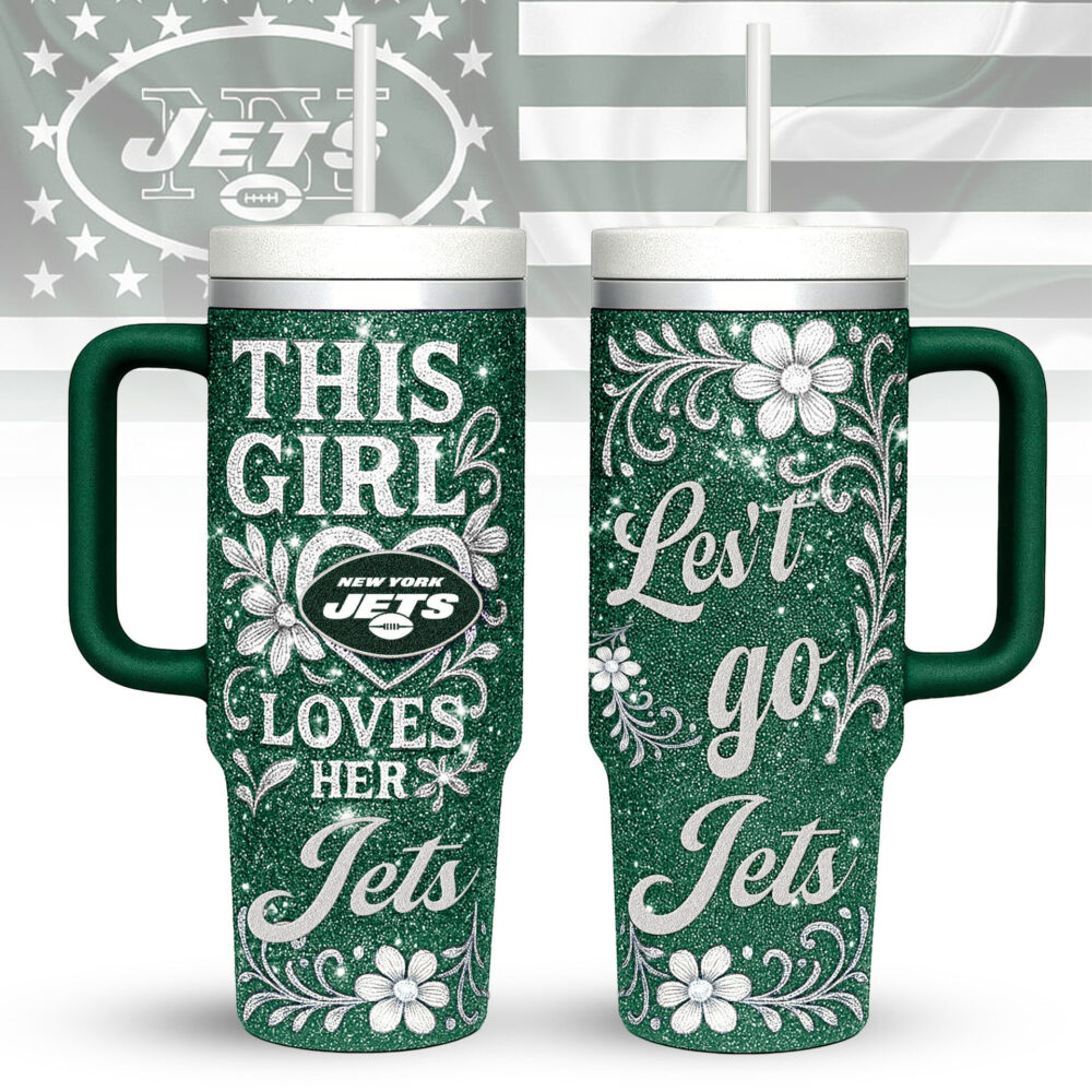New York Jets | Premium 40oz Tumbler With Handle TD