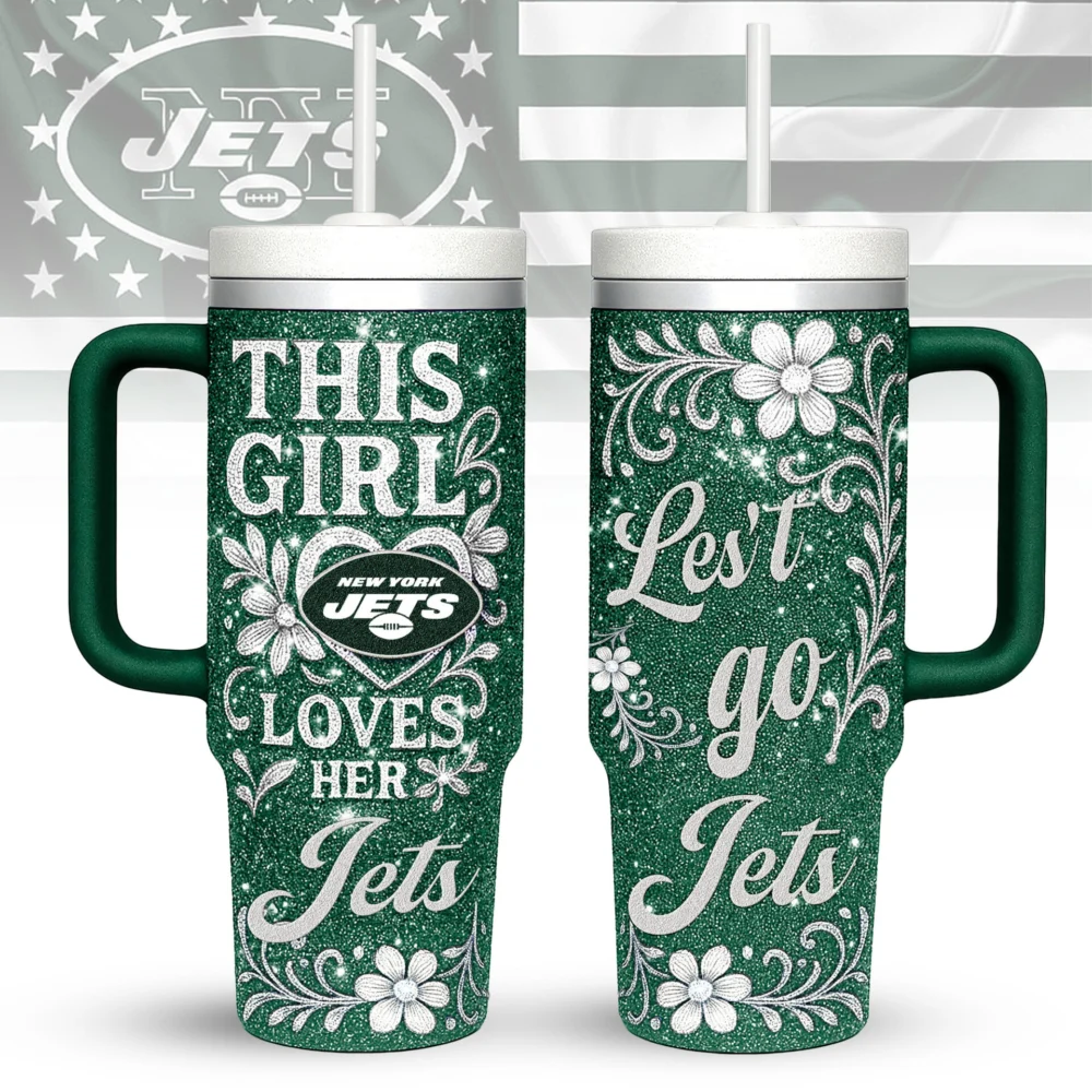 New York Jets | Premium 40oz Tumbler With Handle TD