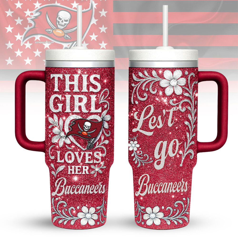 Tampa Bay Buccaneers | Premium 40oz Tumbler With Handle TD