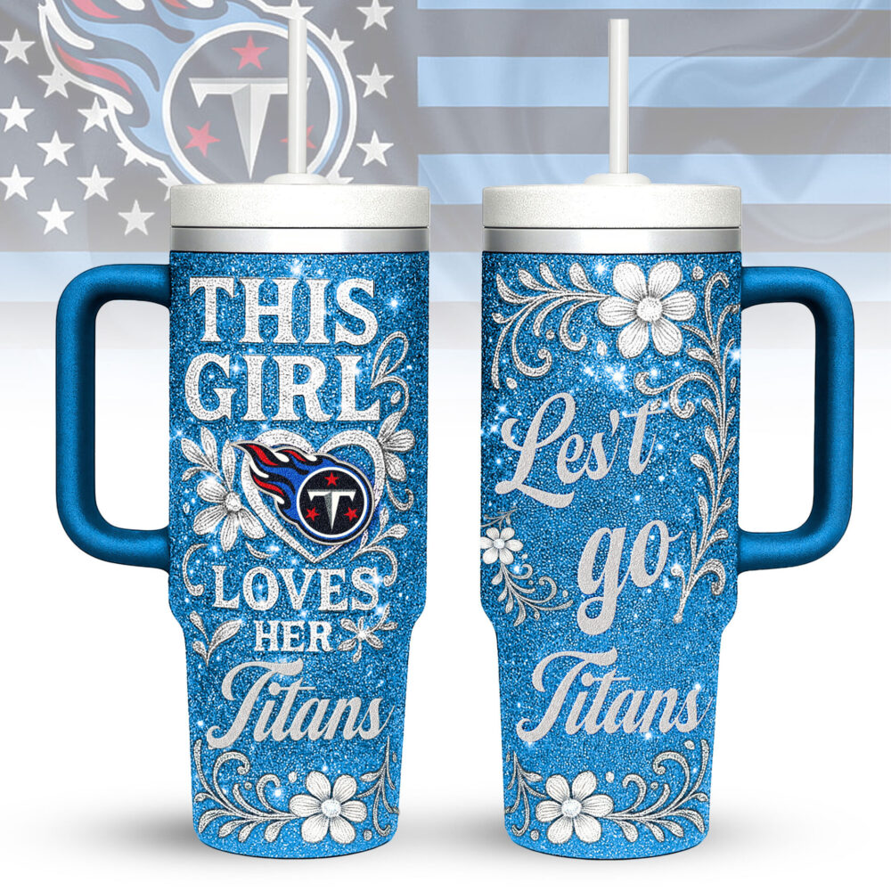 Tennessee Titans | Premium 40oz Tumbler With Handle TD