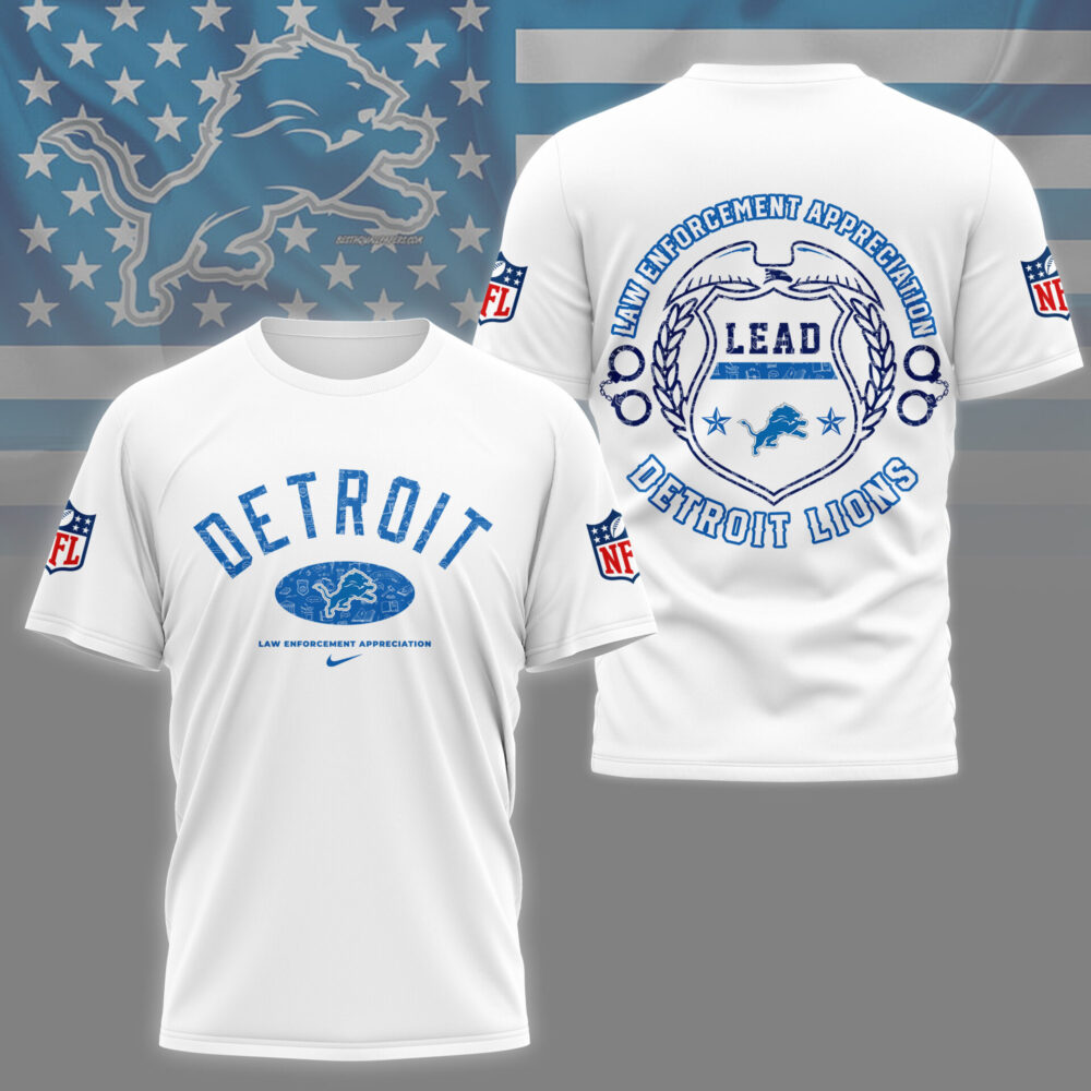 Detroit Lions | Premium Law Appreciation Month 3D Shirt NY