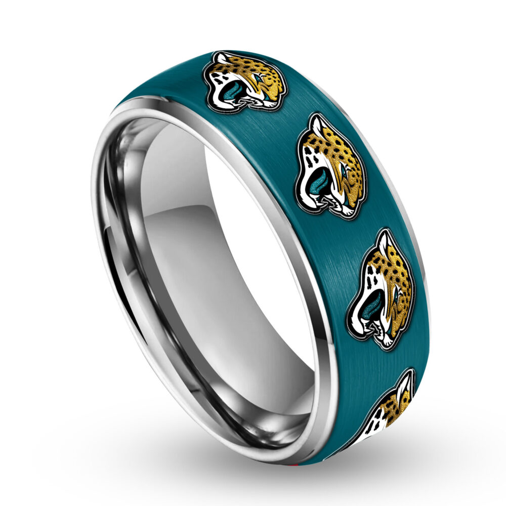 Jacksonville Jaguars | Silver Tungsten Ring TD
