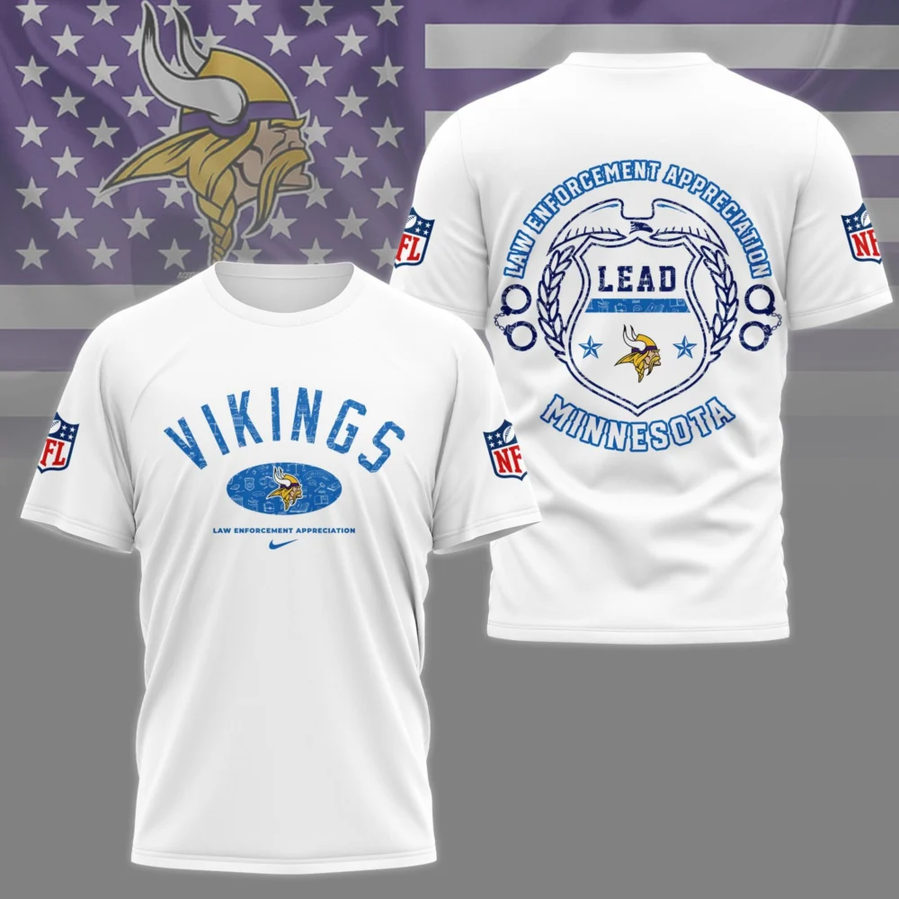Minnesota Vikings | Premium Law Appreciation Month 3D Shirt NY