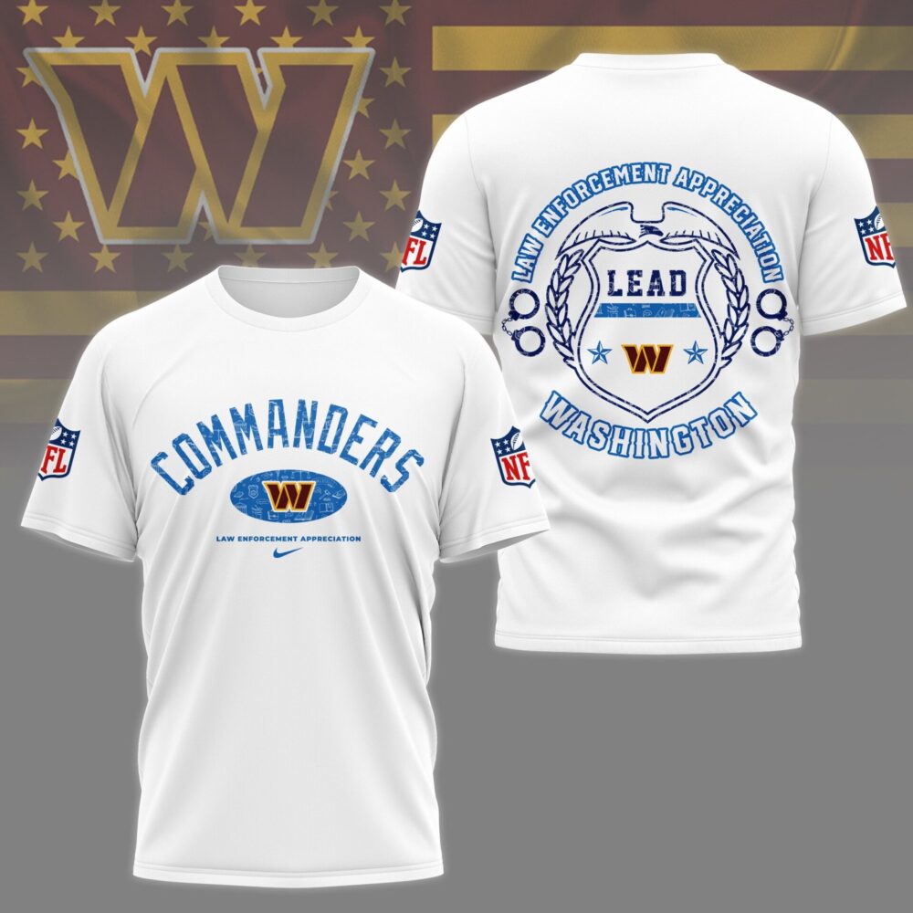 Washington Commanders | Premium Law Appreciation Month 3D Shirt NY