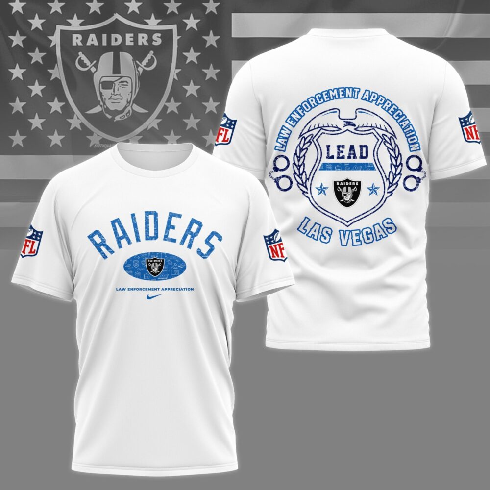 Las Vegas Raiders | Premium Law Appreciation Month 3D Shirt NY