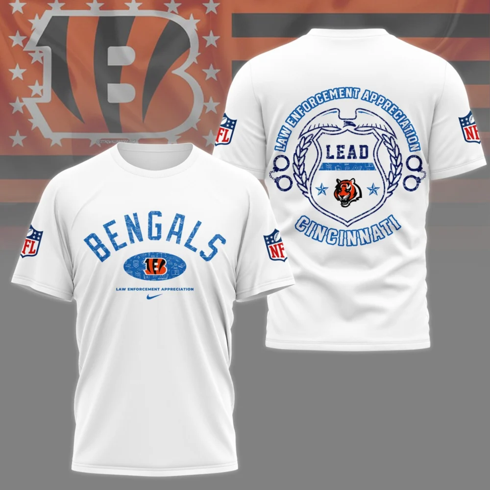 Cincinnati Bengals | Premium Law Appreciation Month 3D Shirt NY