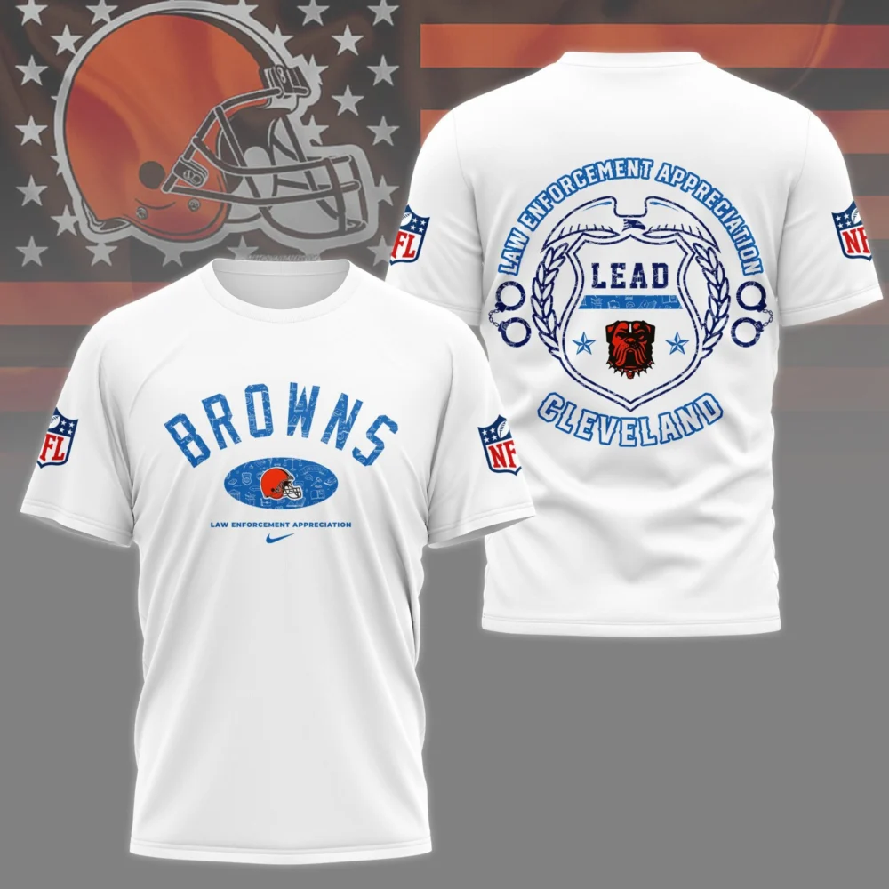 Cleveland Browns | Premium Law Appreciation Month 3D Shirt NY