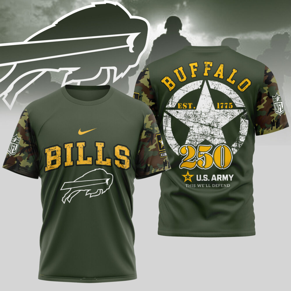 Buffalo Bills | Premium U.S.Army 3D Shirt TD