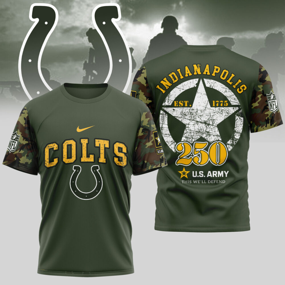 Indianapolis Colts | Premium U.S.Army 3D Shirt TD