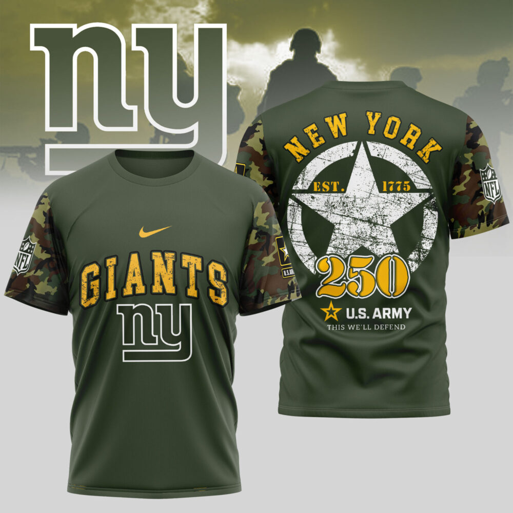 New York Giants | Premium U.S.Army 3D Shirt TD