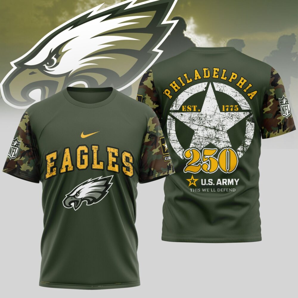 Philadelphia Eagles | Premium U.S.Army 3D Shirt TD