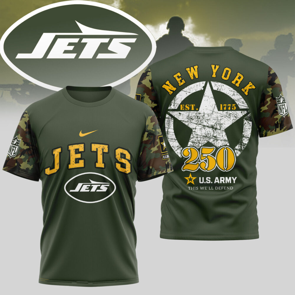 New York Jets | Premium U.S.Army 3D Shirt TD