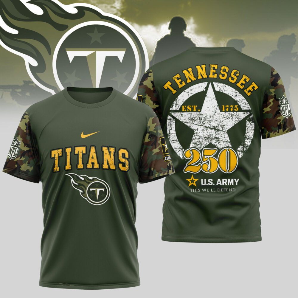 Tennessee Titans | Premium U.S.Army 3D Shirt TD