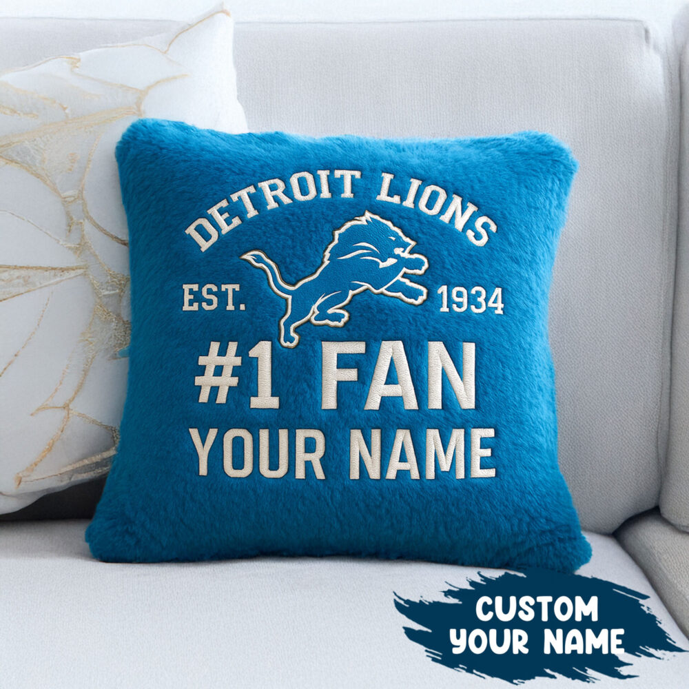 Detroit Lions | Premium Custom Decorative Pillow TD