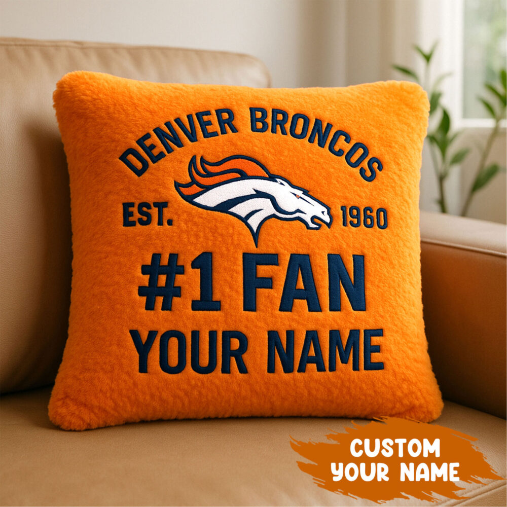 Denver Broncos | Premium Custom Decorative Pillow TD