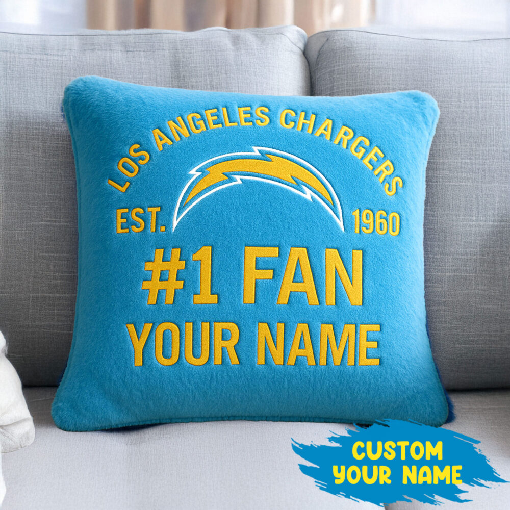 Los Angeles Chargers | Premium Custom Decorative Pillow TD