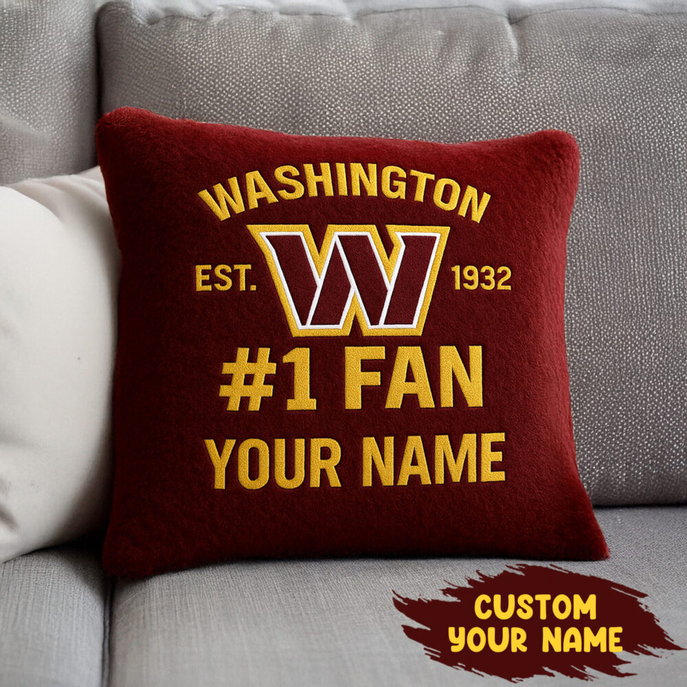 Washington Commanders | Premium Custom Decorative Pillow TD