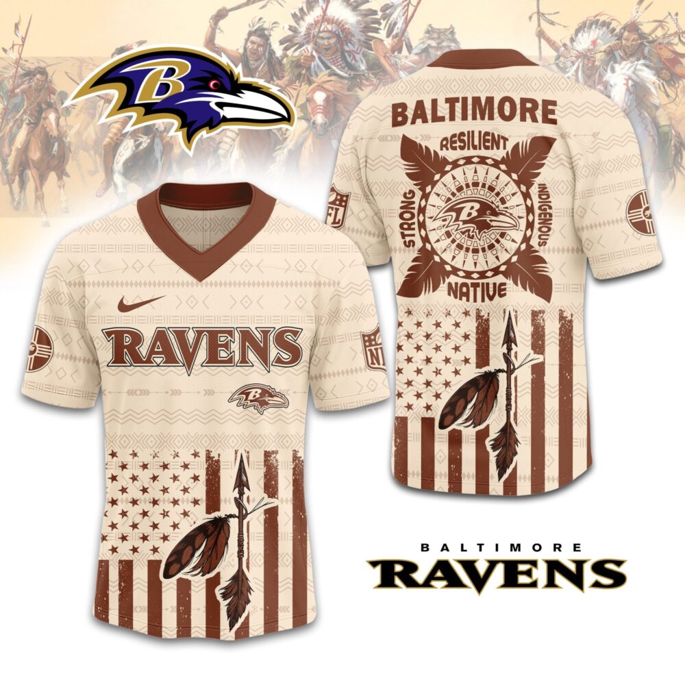 Baltimore Ravens | Premium Native American Jersey TD