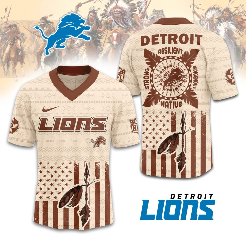 Detroit Lions | Premium Native American Jersey TD