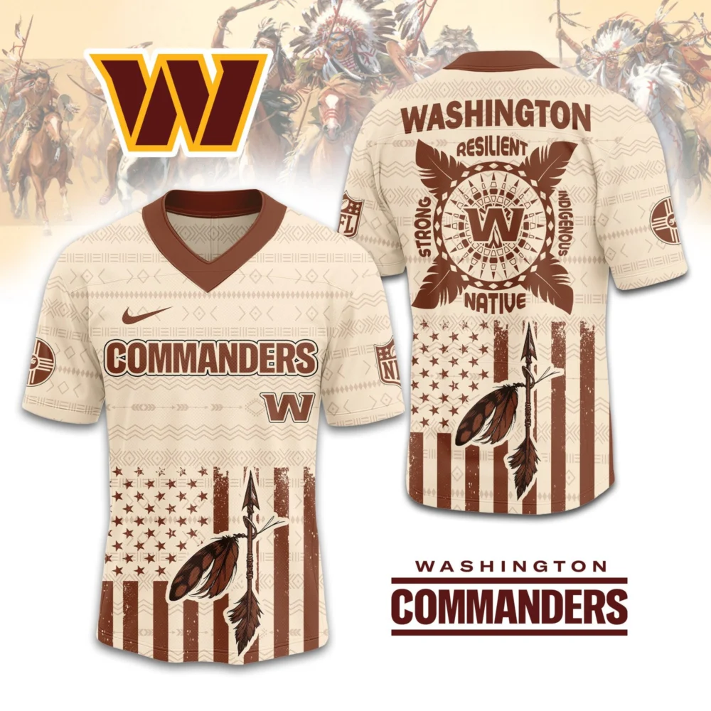 Washington Commanders | Premium Native American Jersey TD
