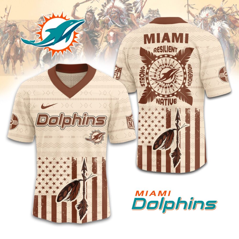 Miami Dolphins | Premium Native American Jersey TD