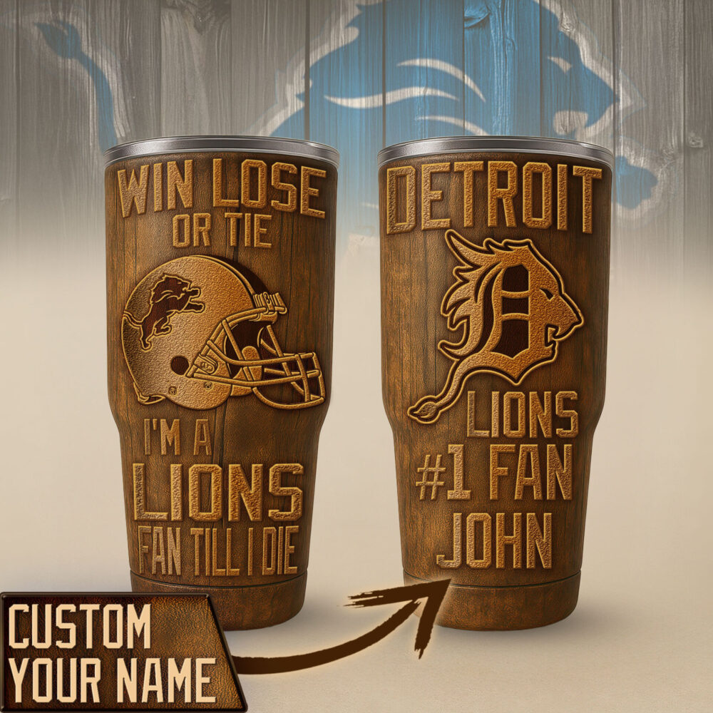 Detroit Lions | PREMIUM TUMBLER TD