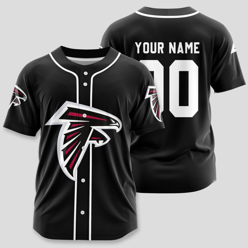 Atlanta Falcons | Classic Baseball Jersey - Customize Your Name & Number, Your Style!