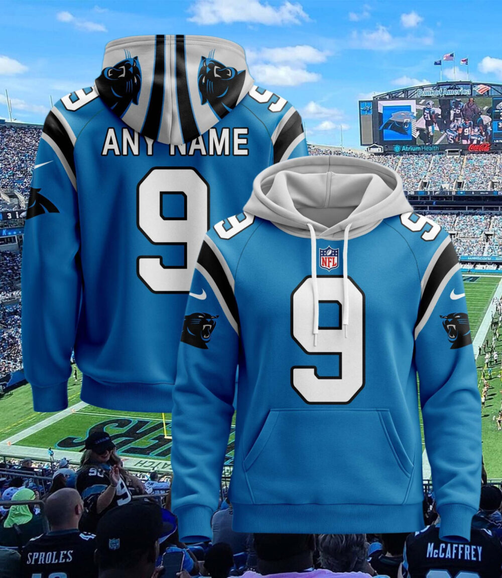Carolina Panthers | Hoodie Style Jersey Custom Name And Number