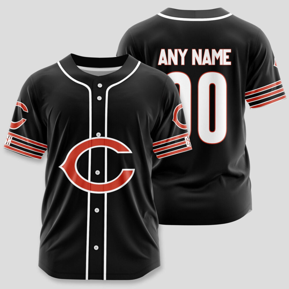 Chicago Bears | Classic Baseball Jersey - Customize Your Name & Number, Your Style!