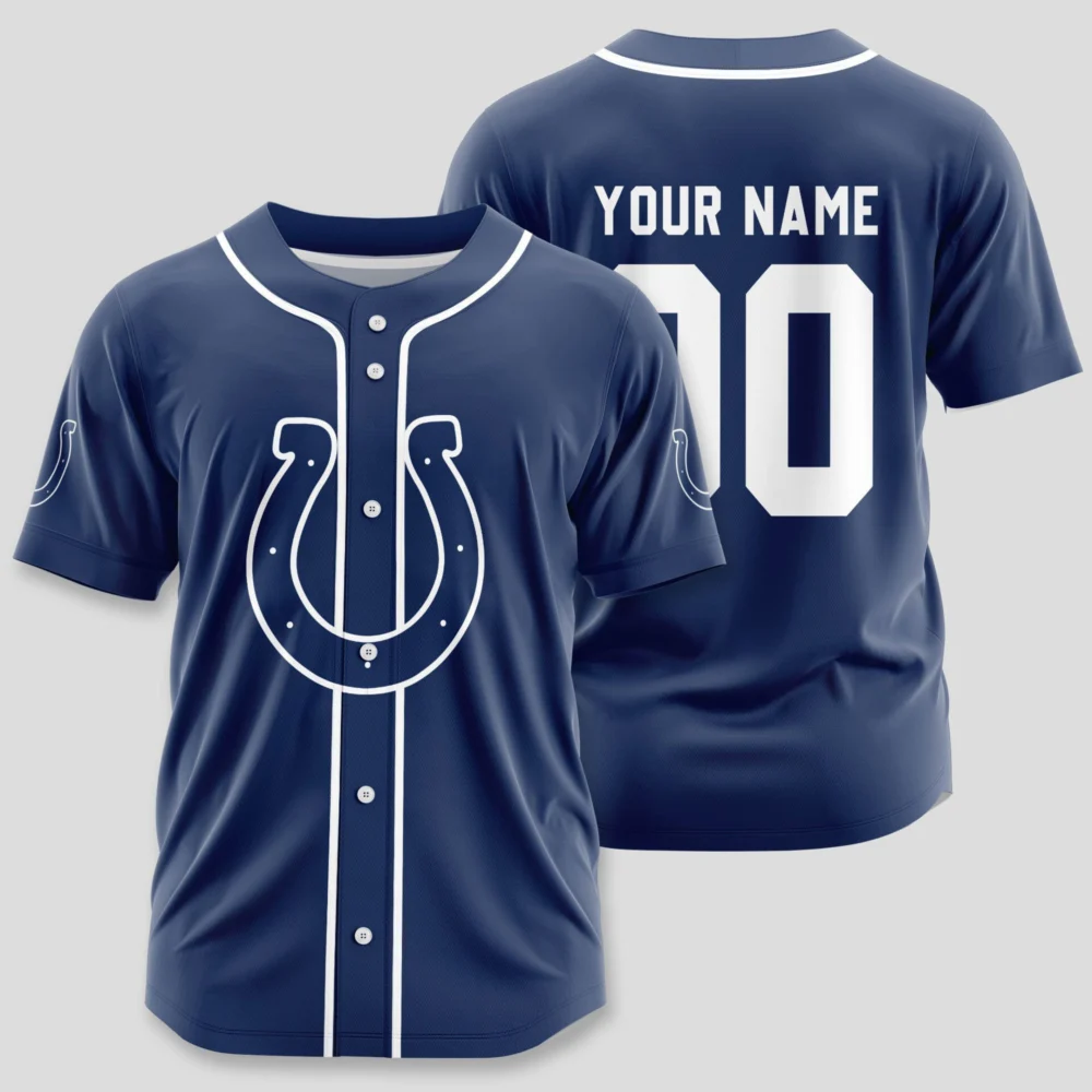 Indianapolis Colts | Classic Baseball Jersey - Customize Your Name & Number, Your Style!