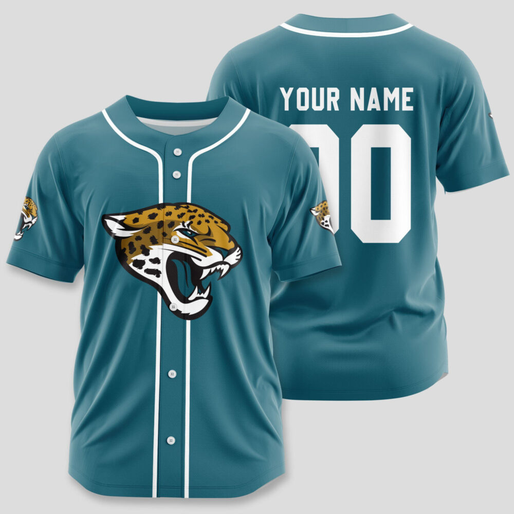 Jacksonville Jaguars | Classic Baseball Jersey - Customize Your Name & Number, Your Style!
