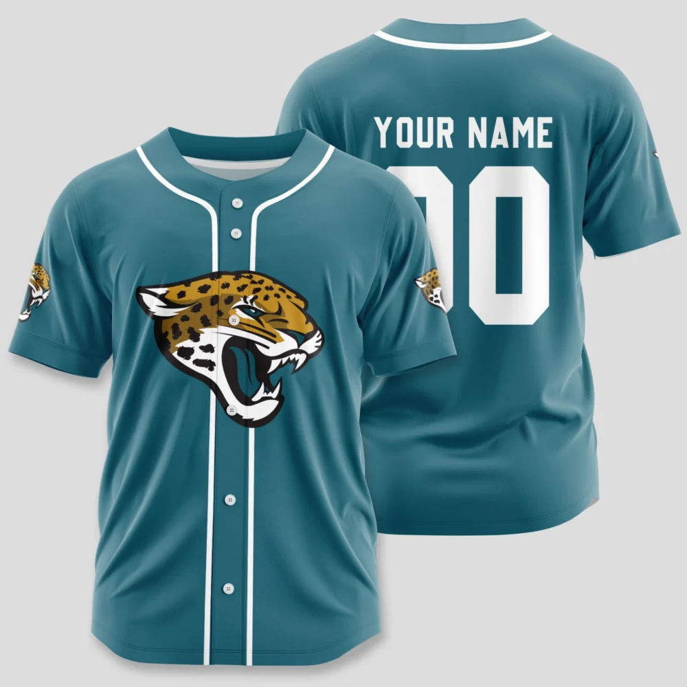 Jacksonville Jaguars | Classic Baseball Jersey - Customize Your Name & Number, Your Style!