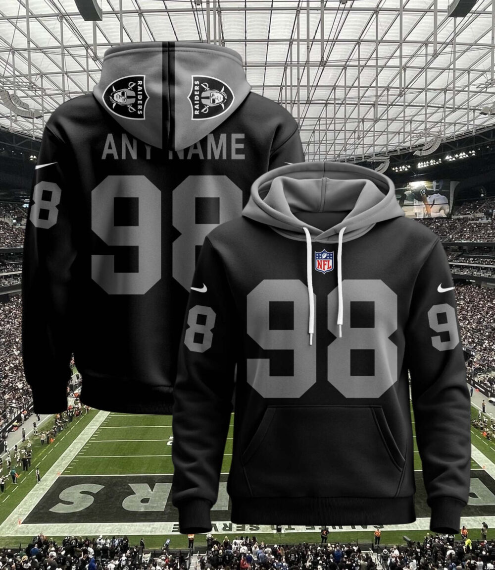 Las Vegas Raiders | Hoodie Style Jersey Custom Name And Number