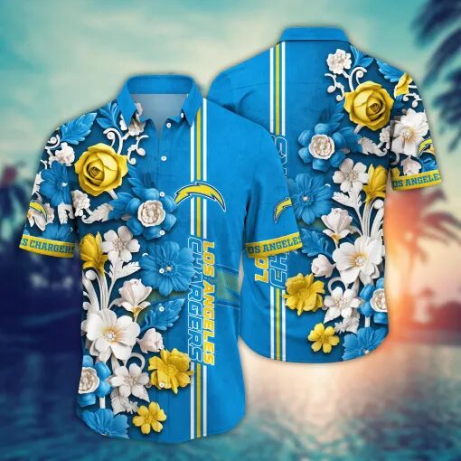 Los Angeles Chargers | Hawaii Shirt For Fans, Summer Football Shirt