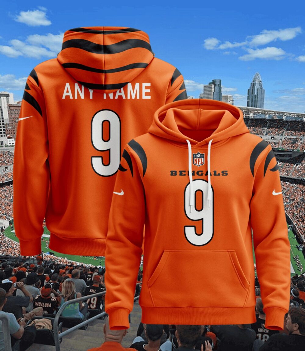 Cincinnati Bengals | Hoodie Style Jersey Custom Name And Number