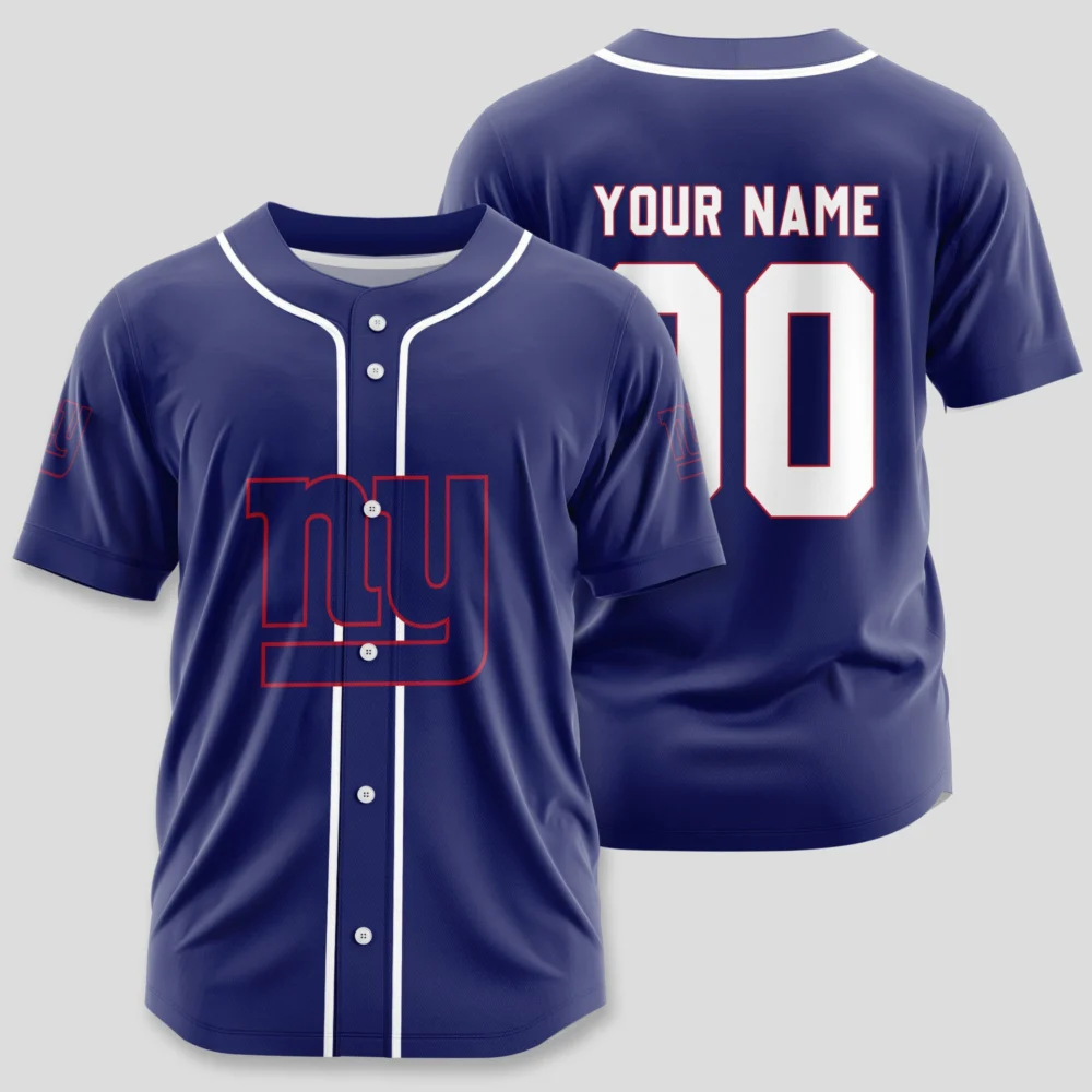 New York Giants | Classic Baseball Jersey - Customize Your Name & Number, Your Style!