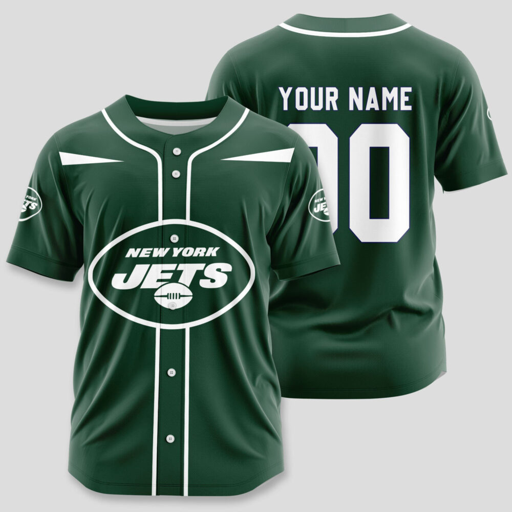 New York Jets | Classic Baseball Jersey - Customize Your Name & Number, Your Style!