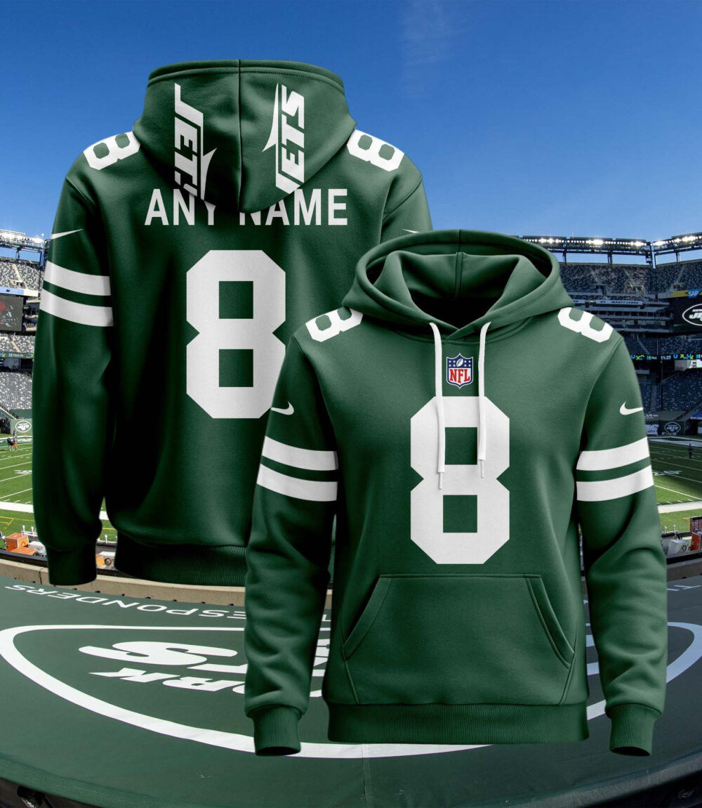 New York Jets | Hoodie Style Jersey Custom Name And Number