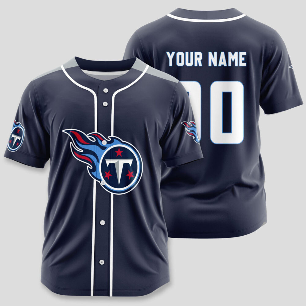 Tennessee Titans | Classic Baseball Jersey - Customize Your Name & Number, Your Style!