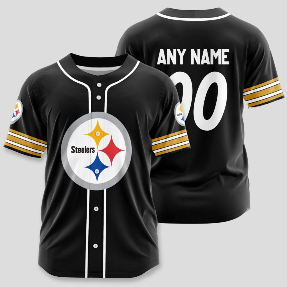 Pittsburgh Steelers | Classic Baseball Jersey - Customize Your Name & Number, Your Style!