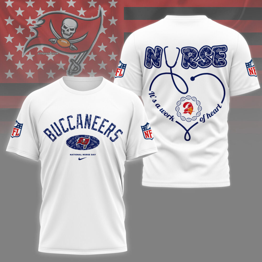 Tampa Bay Buccaneers | PREMIUM 3D NURSE APPRECIATION DAY SHIRT NY