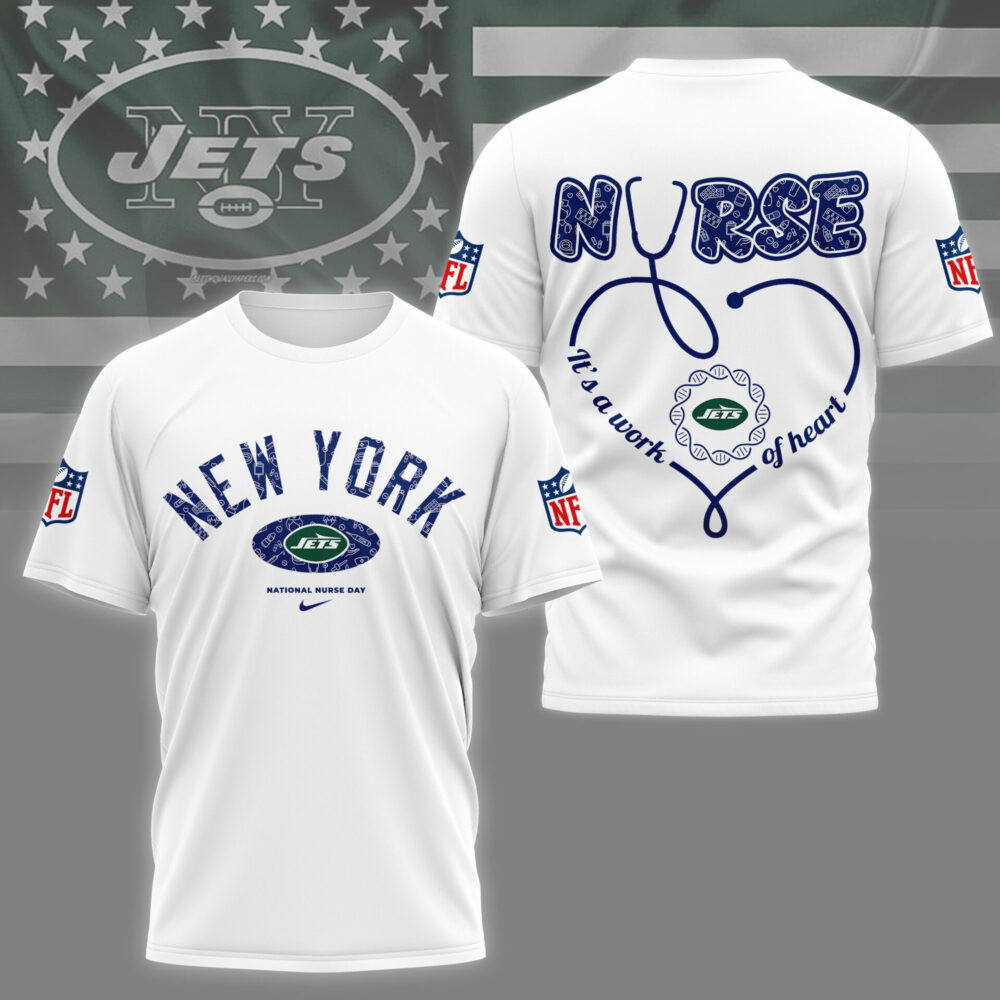 New York Jets | PREMIUM 3D NURSE APPRECIATION DAY SHIRT NY