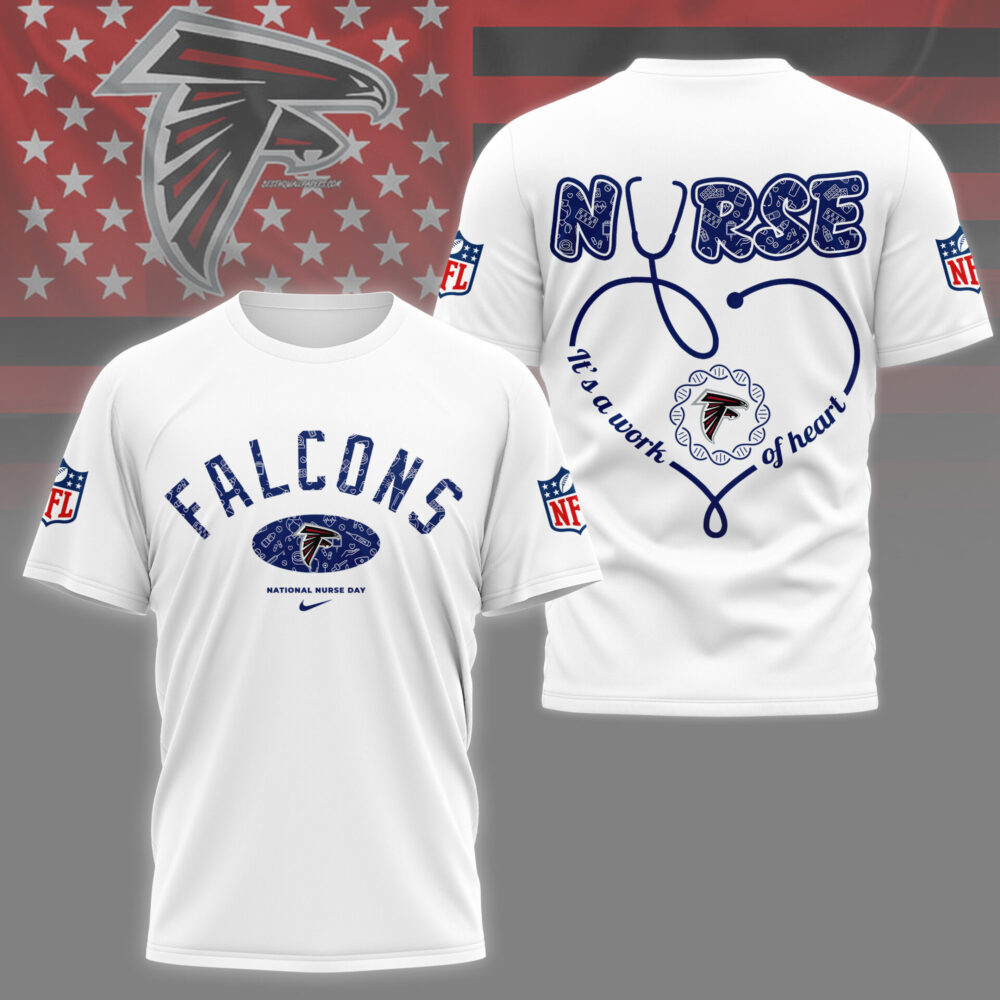 Atlanta Falcons | PREMIUM 3D NURSE APPRECIATION DAY SHIRT NY