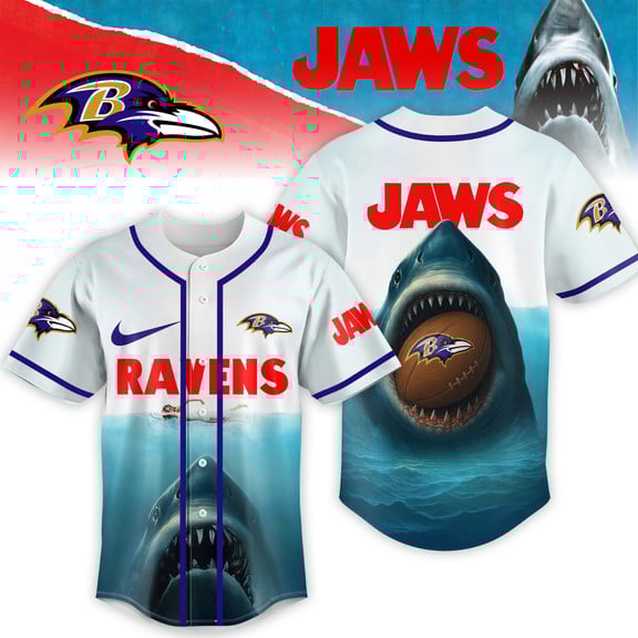 Baltimore Ravens | Premium NFL x Jaws Jersey HI - S, Men